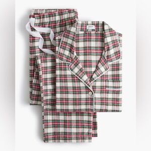 J. Crew Plaid flannel pajama set
